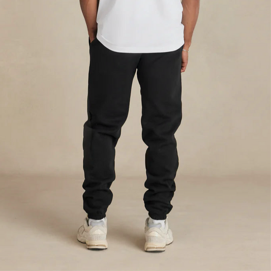 Black Cuffed Sweatpant