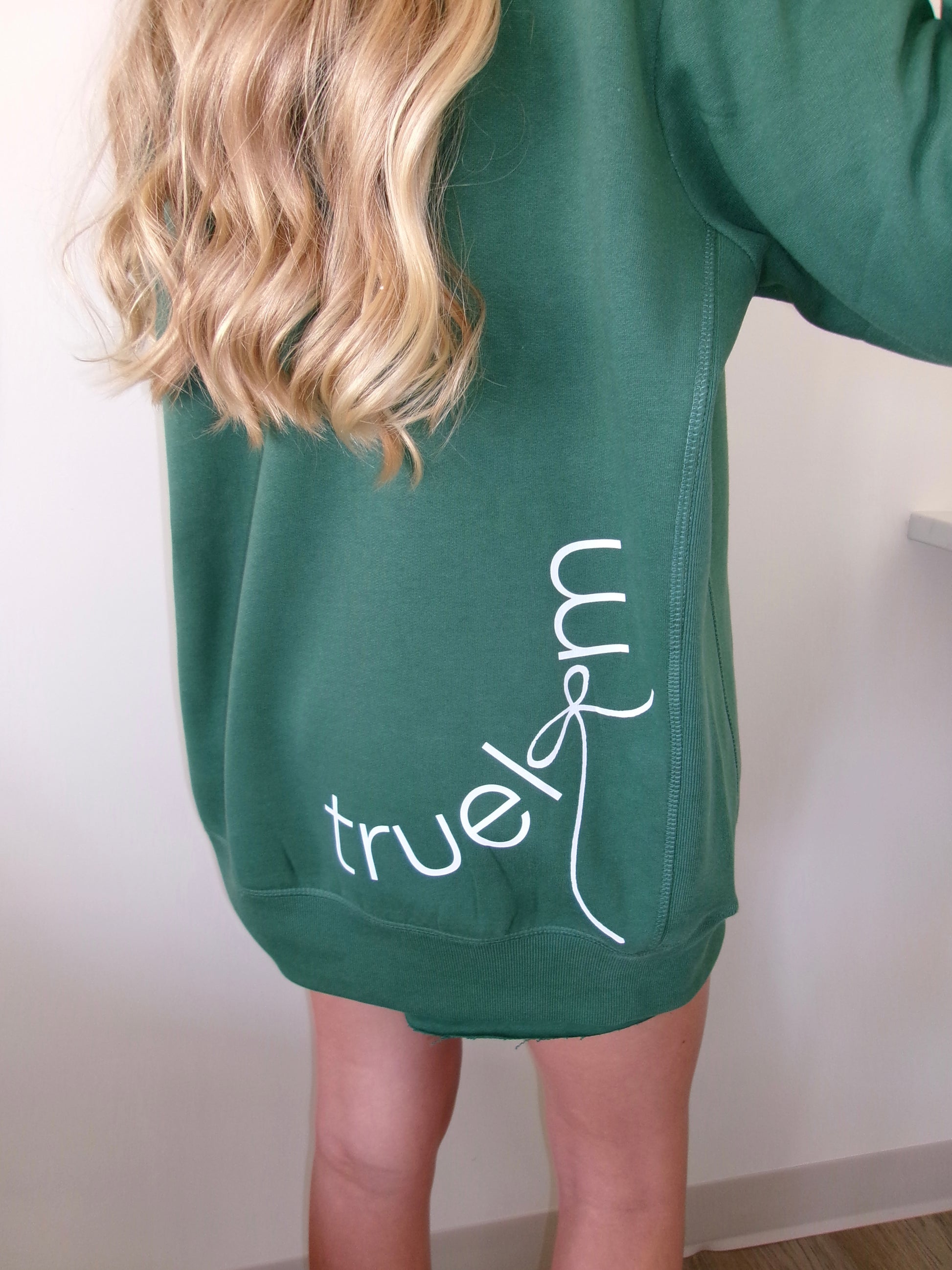 Green Original Bow Crewneck