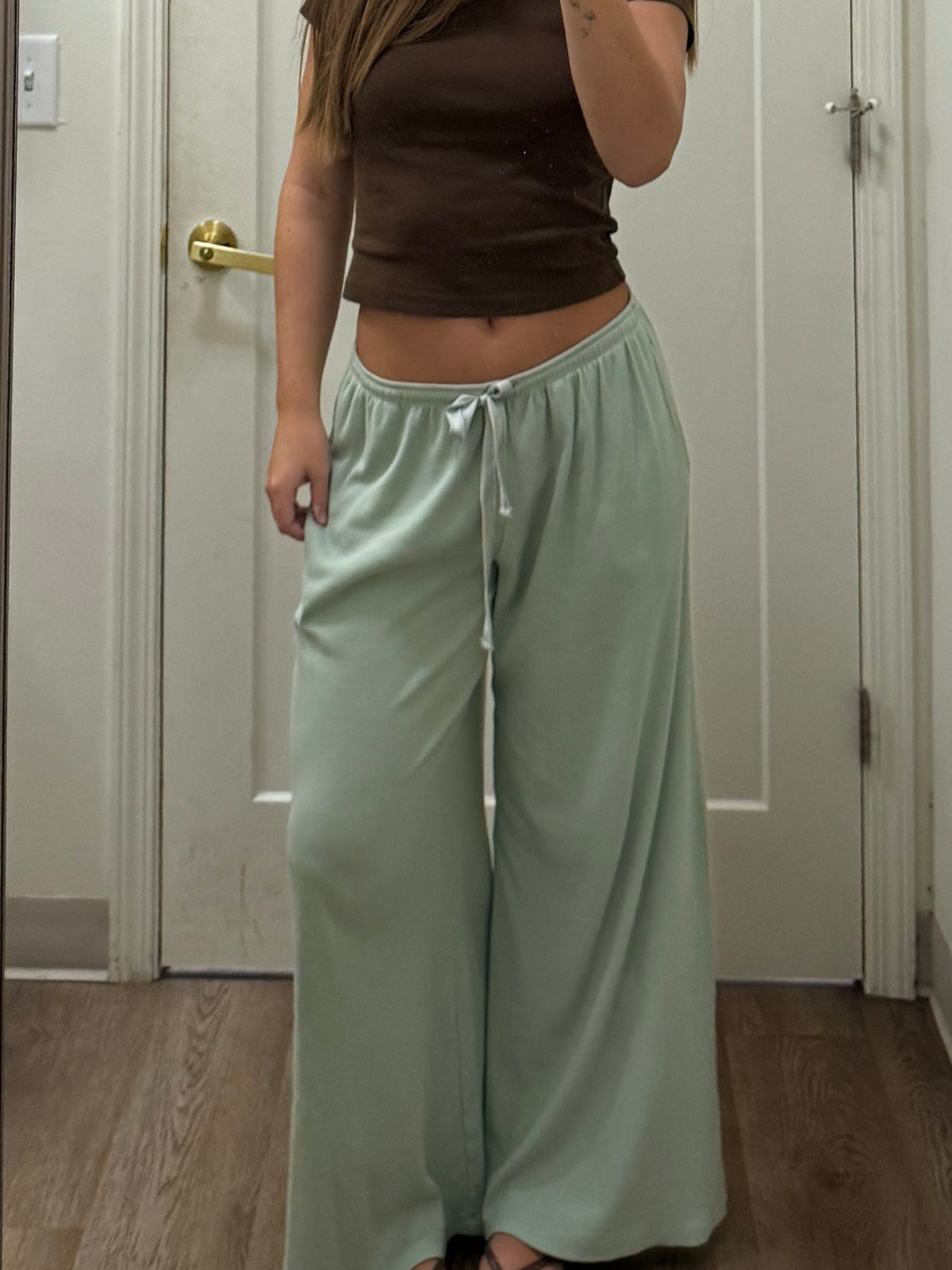 Matcha Wide Leg Pants